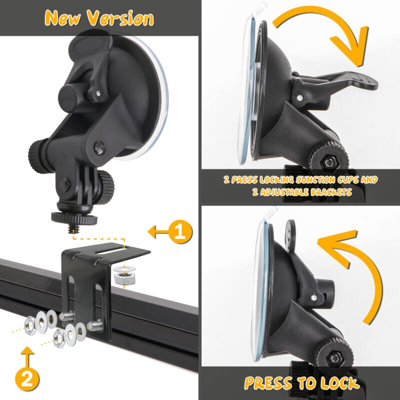VMAXElite™ 35&quot; Traffic Advisor: Amber/White Emergency Strobe Light Bar, Hazard Warning strobe light bar VMAXElite™ 