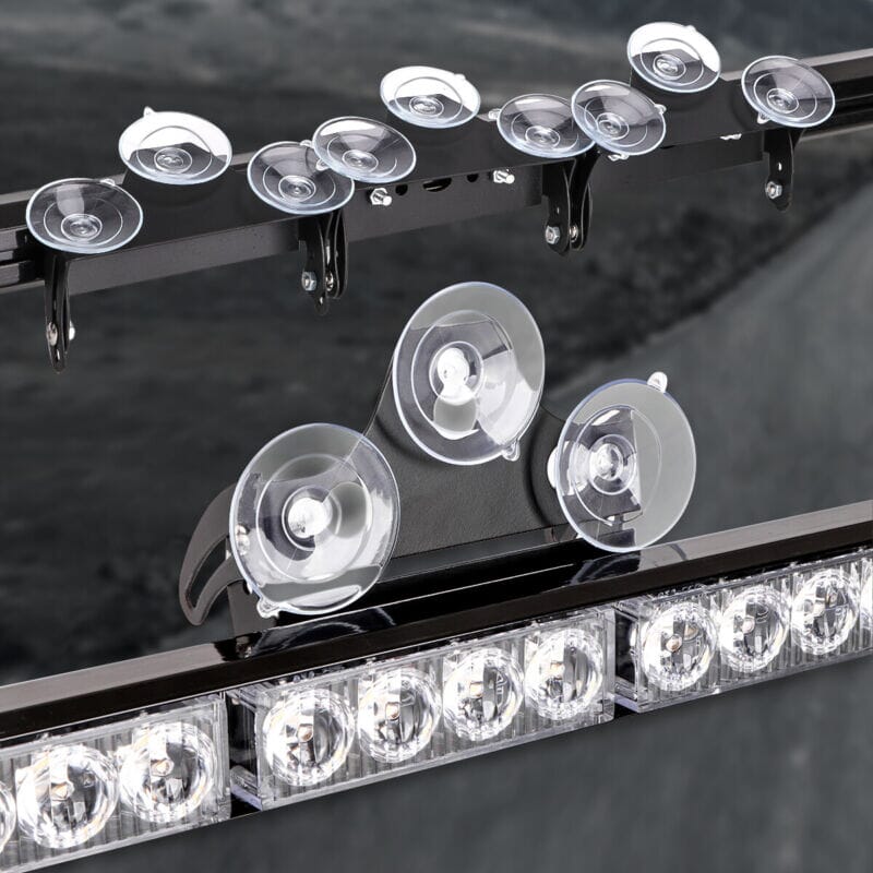VMAXElite™ 35" Traffic Advisor: Amber/White Emergency Strobe Light Bar, Hazard Warning strobe light bar VMAXElite™ 