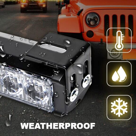 VMAXElite™ 35" Traffic Advisor: Amber/White Emergency Strobe Light Bar, Hazard Warning strobe light bar VMAXElite™ 