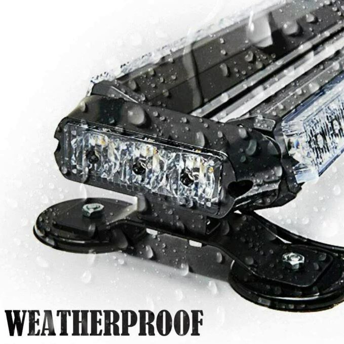 VMAXElite™ Rooftop Strobe Light Bar: LED Amber/White,Magnetic Flashing Warning Hazard, Traffic Advisor strobe light bar VMAXElite™ 