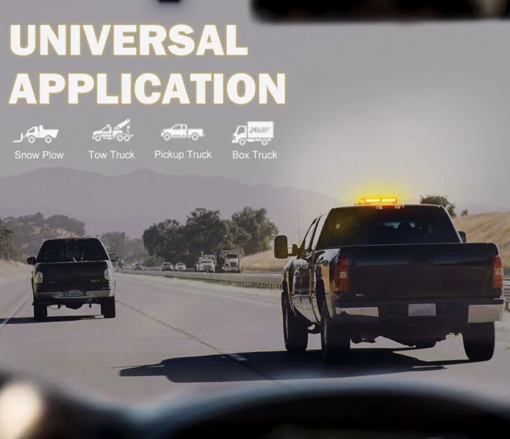 XPLEDPro™ Rooftop Strobe Light Bar: Amber/White, Magnetic Flashing Warning Hazard, Traffic Advisor strobe light bar XPLEDPro™ 