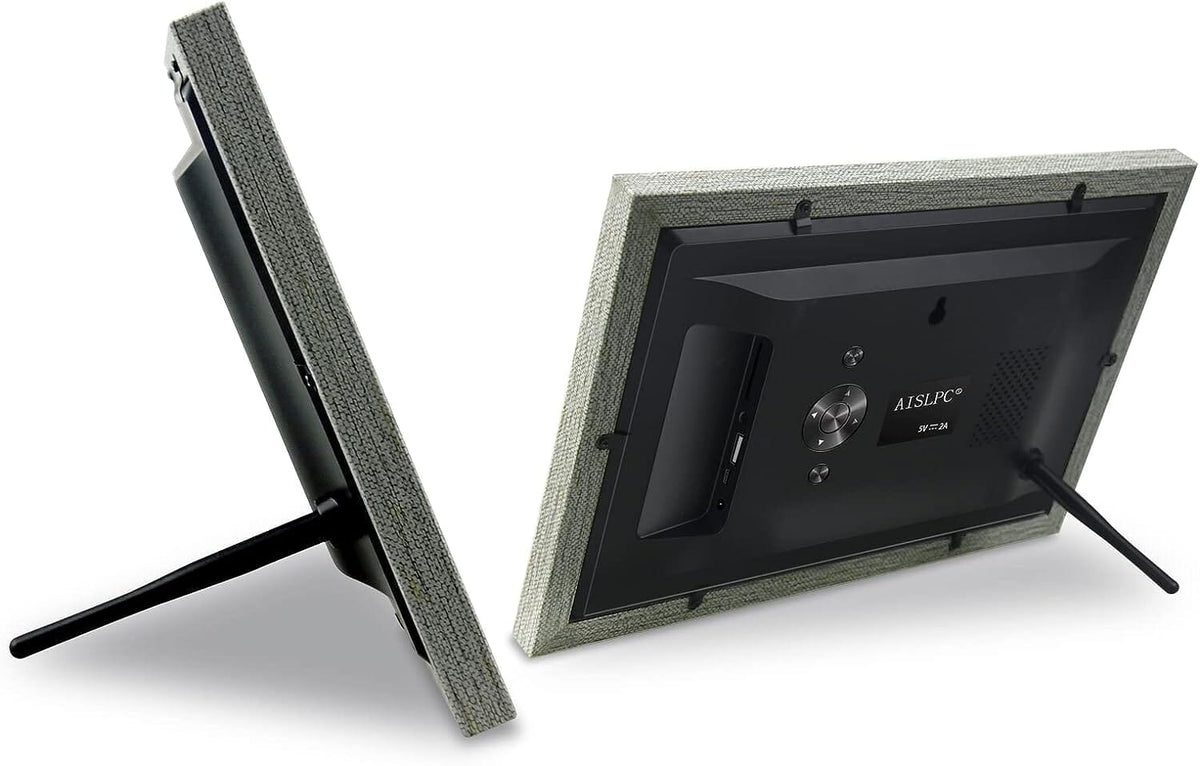 AISPro™ HD 10&quot; Smart WiFi Digital Photo Frame: Video Player, Touch Screen, Alexa photo frame AISProHD™ 