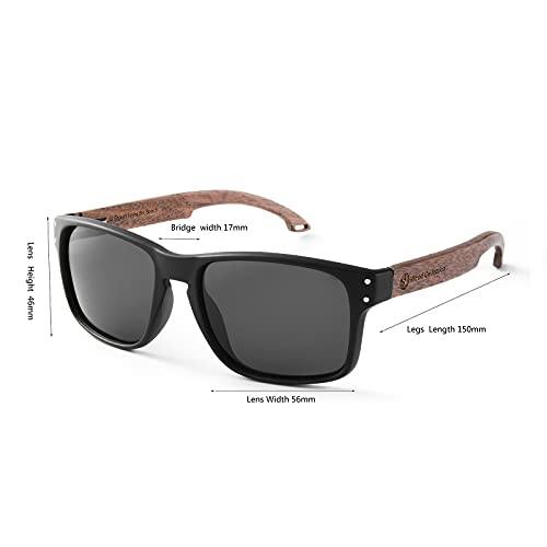 AWXPRO™ Wooden Frame Polarized Sunglasses | Unisex, UV400, Natural Wood Design Sunglasses AWXPRO™ 