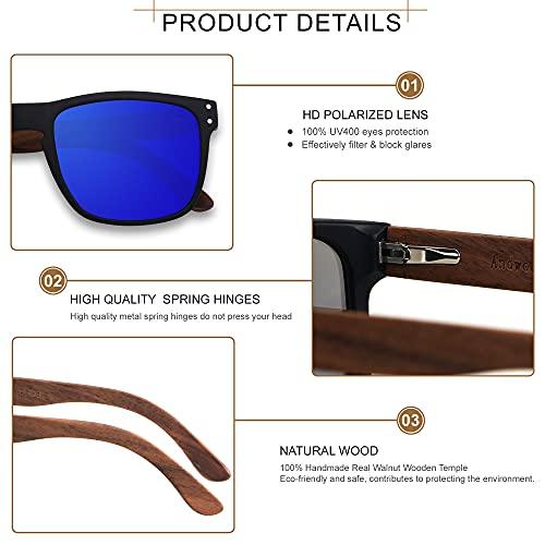 AWXPRO™ Wooden Frame Polarized Sunglasses | Unisex, UV400, Natural Wood Design Sunglasses AWXPRO™ 