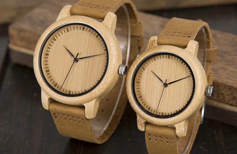 BBWood™ Couple&#39;s Matching Wooden Bamboo Genuine Wrist Wood Watch - Men/Women wood watch BBWood™ Fashion 