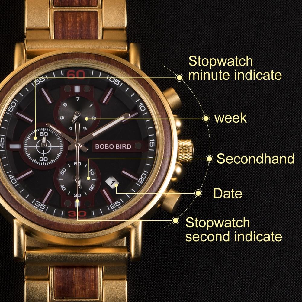 BBWood™ Men's Genuine Wooden Chronograph Watch Wood Watch BBWood™ Fashion 