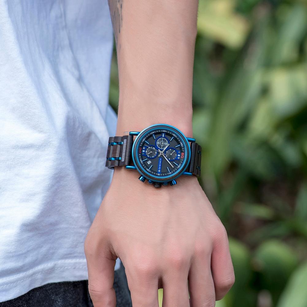 BBWood™ Men's Genuine Wooden Chronograph Watch Wood Watch BBWood™ Fashion 