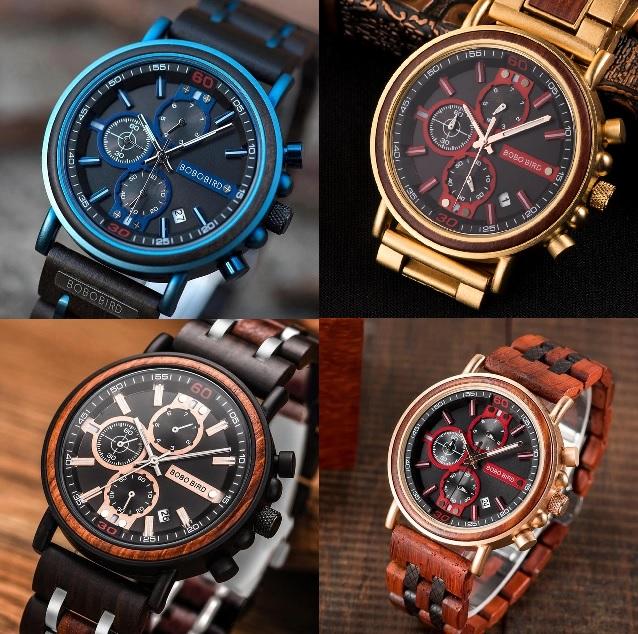 BBWood™ Men's Genuine Wooden Chronograph Watch Wood Watch BBWood™ Fashion 