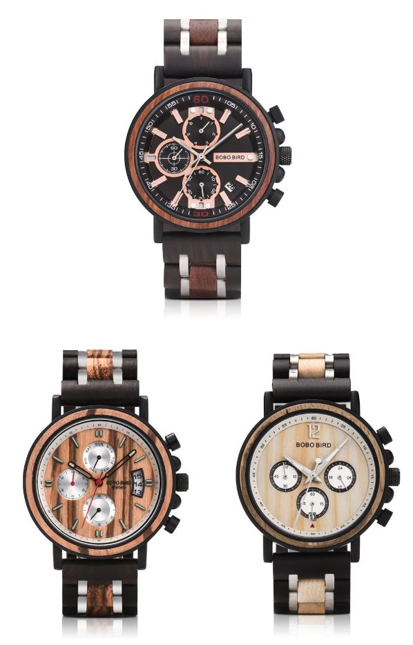 BBWood™ Men's Genuine Wooden Luxury Military Quartz Vintage Wrist Wood Watch wood watch BBWood™ Fashion 