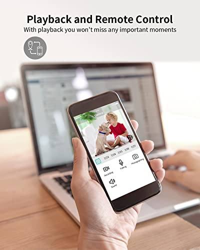 BJOptix™ HD Indoor Smart Home Security Camera w/ Night Vision | 1080P, 2-Way Audio, Motion, App Alerts, Baby/Pet Home Security Camera BJOptix™ 