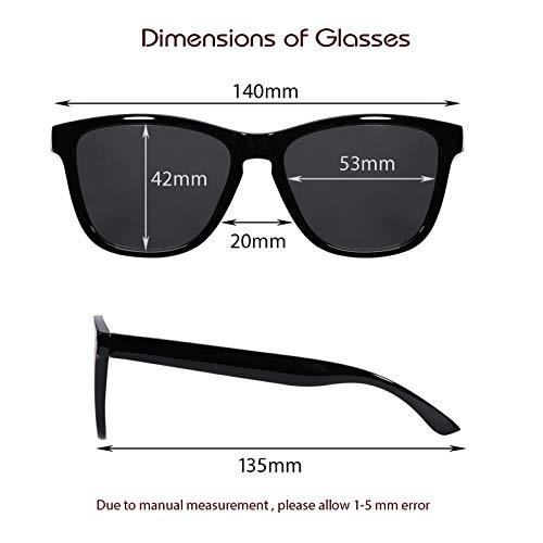 BLENZPRO™ 2-Pack Retro Polarized Sport Sunglasses | Unisex, Trendy UV400, 2 Pairs Sunglasses BLENZPRO™ 