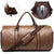 BLGarment™ Men's Leather 2-in-1 Garment + Duffel Convertible Large Weekend Travel Bag Duffle Travel Bag BLGarment™ 