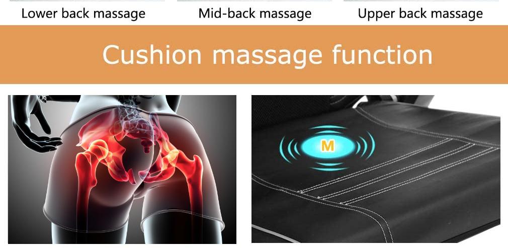 BMASSAGEX™ Adustable Shiatsu Massage Chair Office/Home: Portable-Folding, Heat, Kneading, Vibration massage chair BMASSAGEX™ 