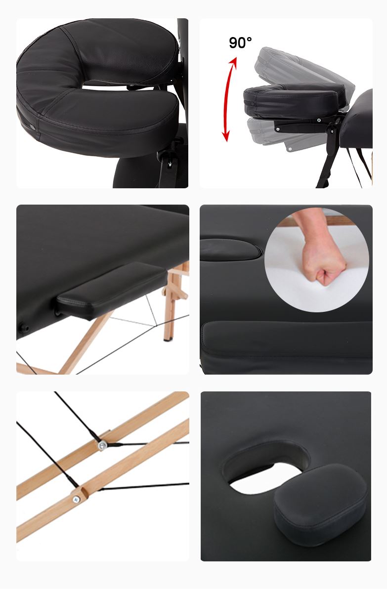 BMASSAGEX™ Adjustable 73&quot; Massage Table | Folding Portable Bed Case, Salon, Spa massage table BMASSAGEX™ 