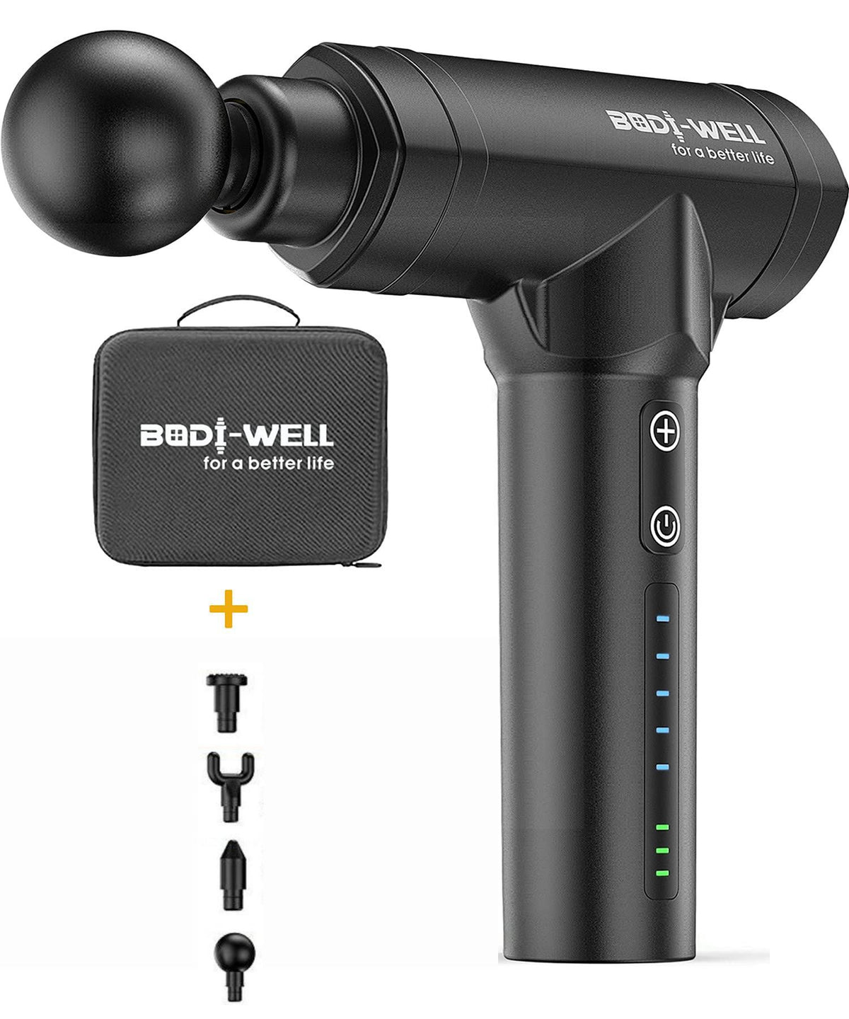 BODXPRO™ Deep Tissue Massage Gun - Handheld Rechargeable Percussion Massager - 4 Heads, 5 Speeds massage gun BODXPRO™ 