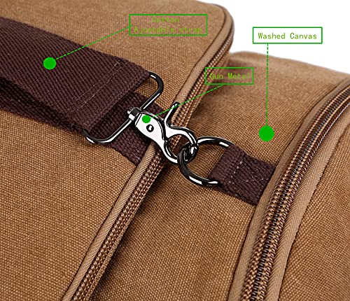 BSHCanvas™ Men&#39;s 3-in-1 Outdoor Backpack Duffle Tote | 17&quot; Laptop, Canvas Hiking Rucksack Backpacks BSHCanvas™ 