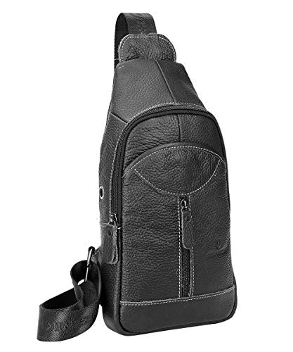 CHRElite™ Men's Leather Crossbody Sling Chest Bag - Shoulder Day Bag CHRElite™ 