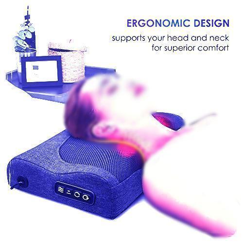 COMFYPRO™ Large Back & Neck Shiatsu Massage Pillow w/ Heat - Reversible Deep Kneading neck massager COMFYPRO™ 