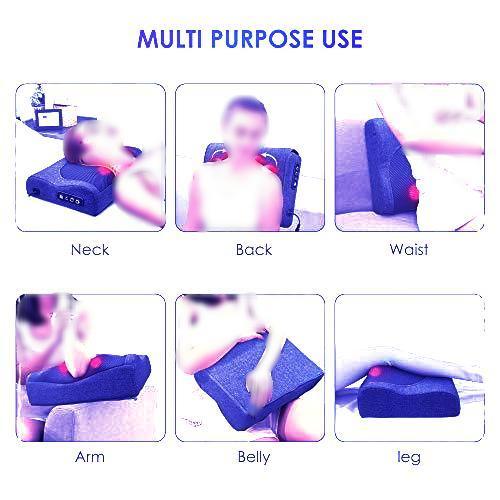 COMFYPRO™ Large Back &amp; Neck Shiatsu Massage Pillow w/ Heat - Reversible Deep Kneading neck massager COMFYPRO™ 