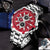 CRNXPro™ Men's Stainless Steel Quartz Waterproof Wristwatch Wristwatches CRNXPro™ Red 