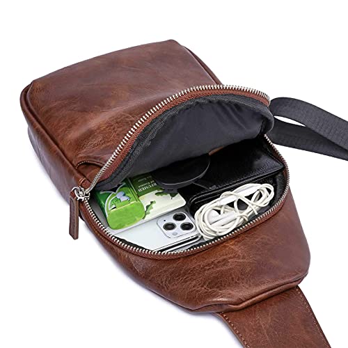 CTLPro™ Men's Crossbody Sling Chest Bag - Faux Leather, Mini Shoulder Bag CTLPro™ 
