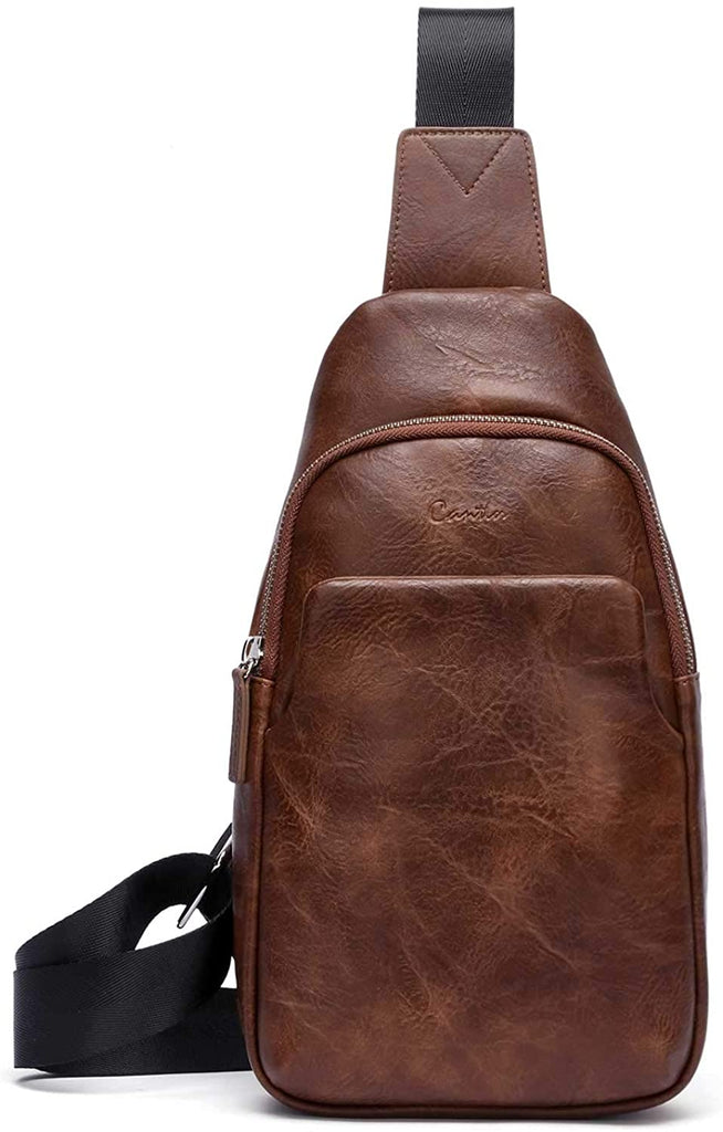 Faux Leather Mini Sling Bag
