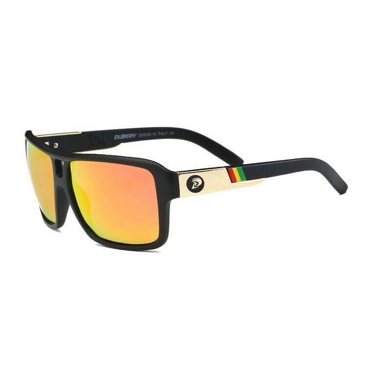 DGen™ Men's Polarized Sunglasses sunglasses DGen™ Fashion Black w/ Orange Lens 