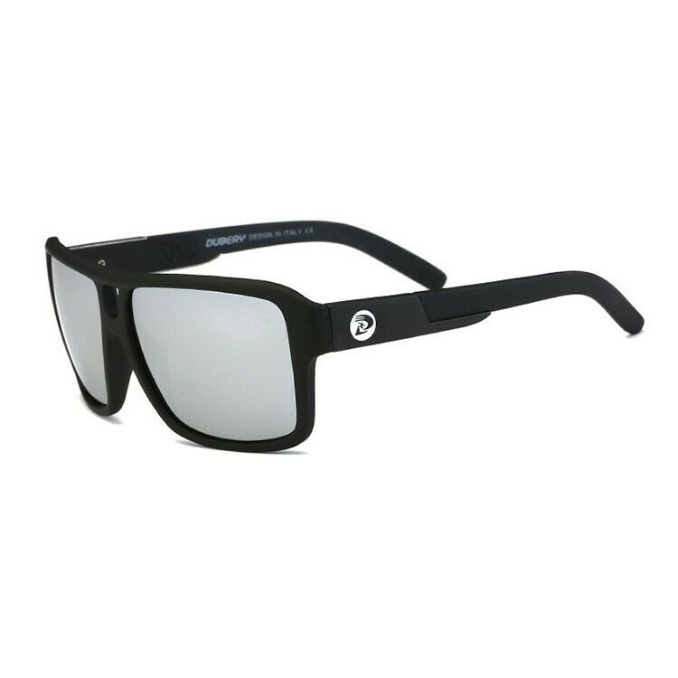 DGen™ Men's Polarized Sunglasses sunglasses DGen™ Fashion Black w/ Silver Lens 