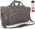 DLXSports™ 20" Stylish Duffel Gym Travel Bag - Overnight Duffle - Black, Gray Duffle Travel Bag DLXSports™ Gray 