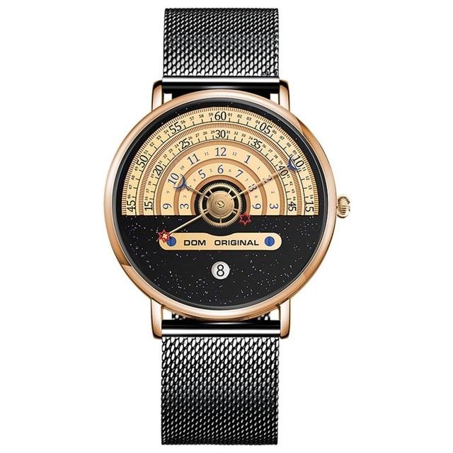 DOM™ Starry Moon Men's Retro Watch Specialty Watch DOM™ Fashion Gold 