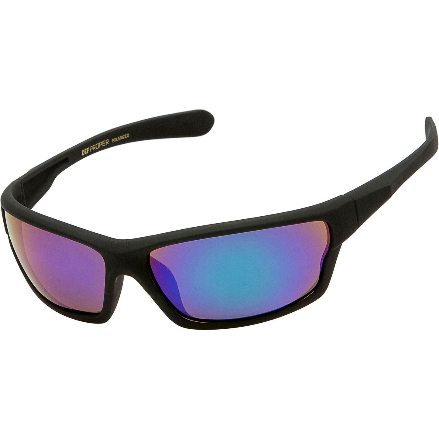 DPElite™ Men's Anti-Glare Polarized Sports Sunglasses sunglasses DPElite™ Fashions Black Matte Rubberized | Mystic Mirror 
