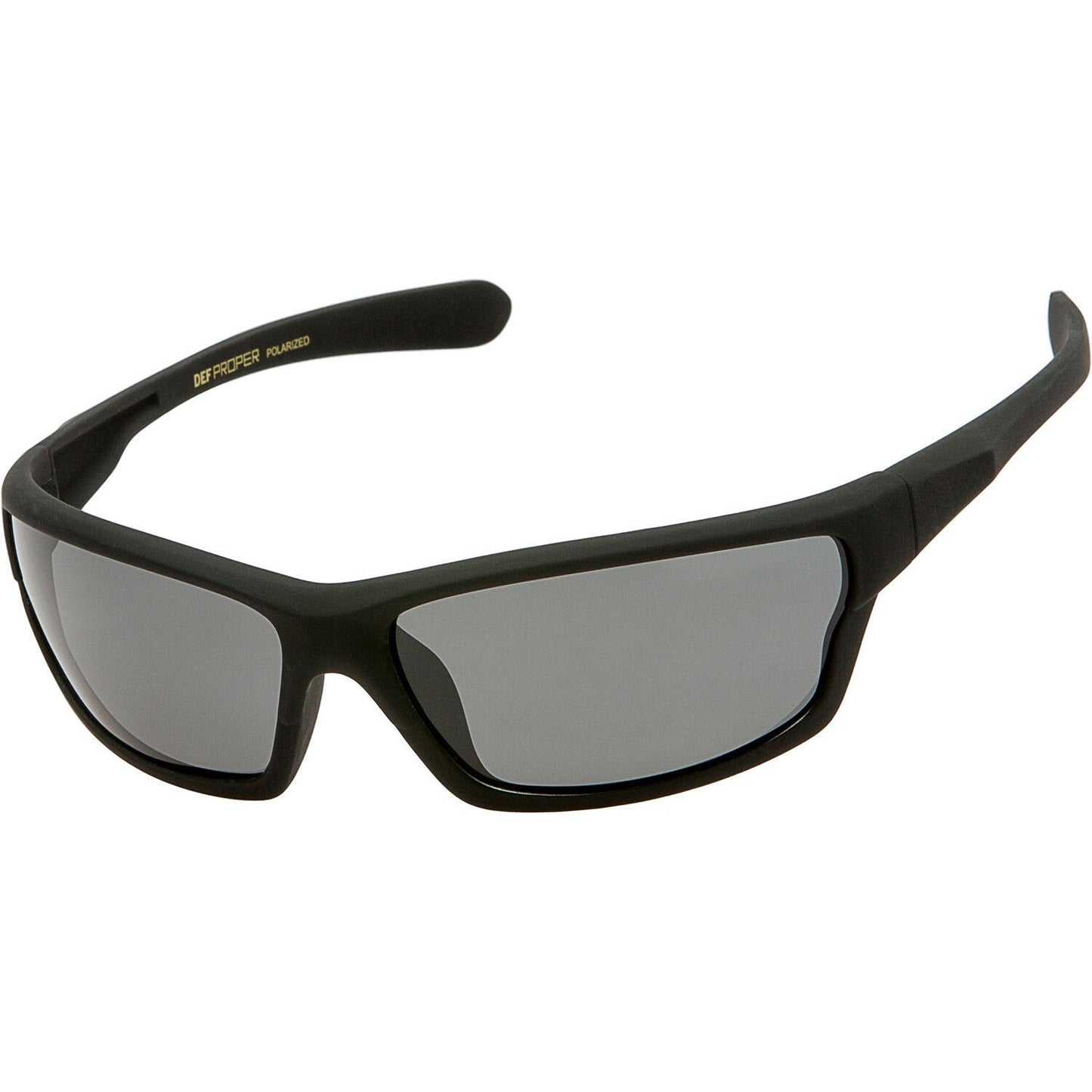 DPElite™ Men's Anti-Glare Polarized Sports Sunglasses sunglasses DPElite™ Fashions Black Matte Rubberized | Smoke 