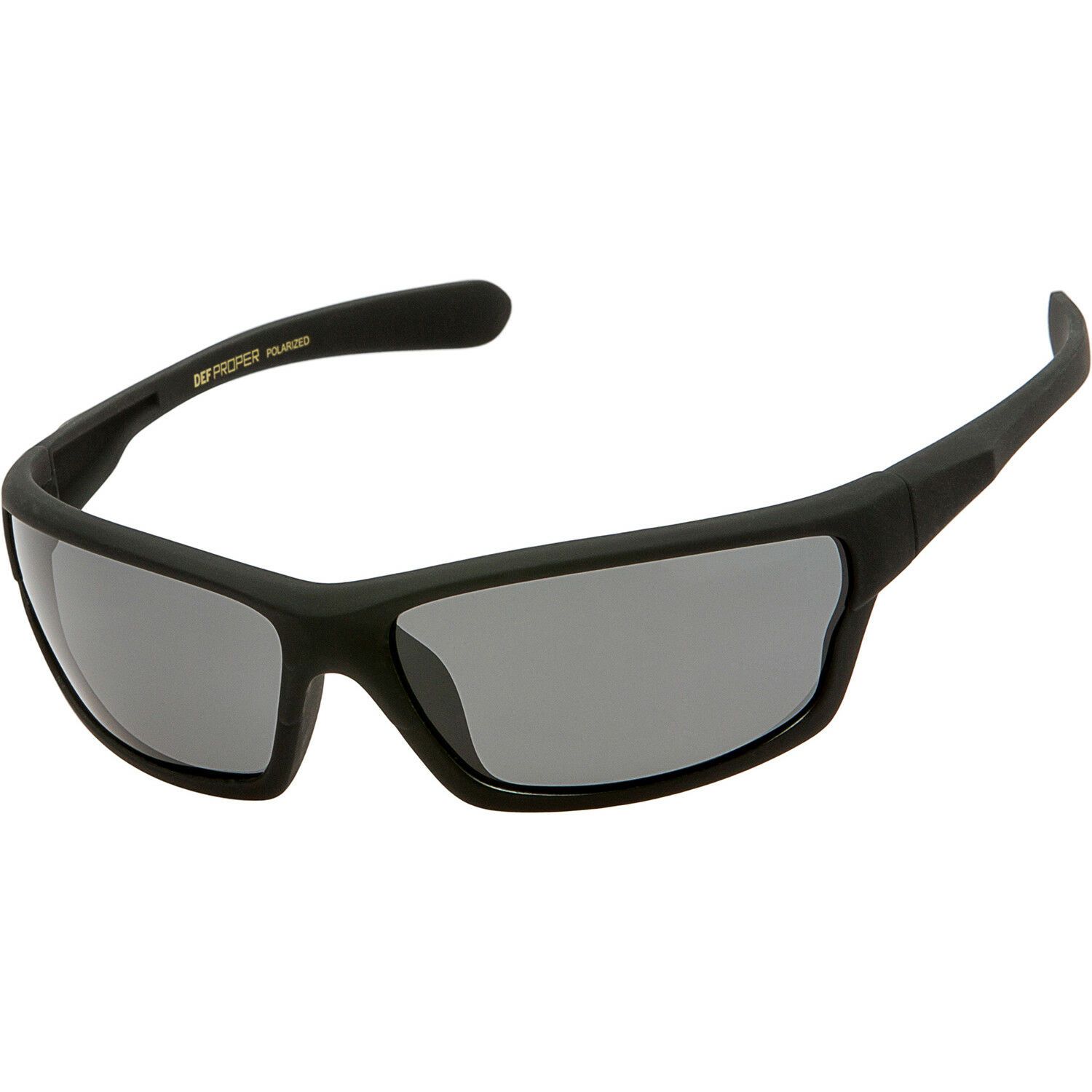 DPElite™ Men's Anti-Glare Polarized Sports Sunglasses sunglasses DPElite™ Fashions Black Matte Rubberized | Smoke 