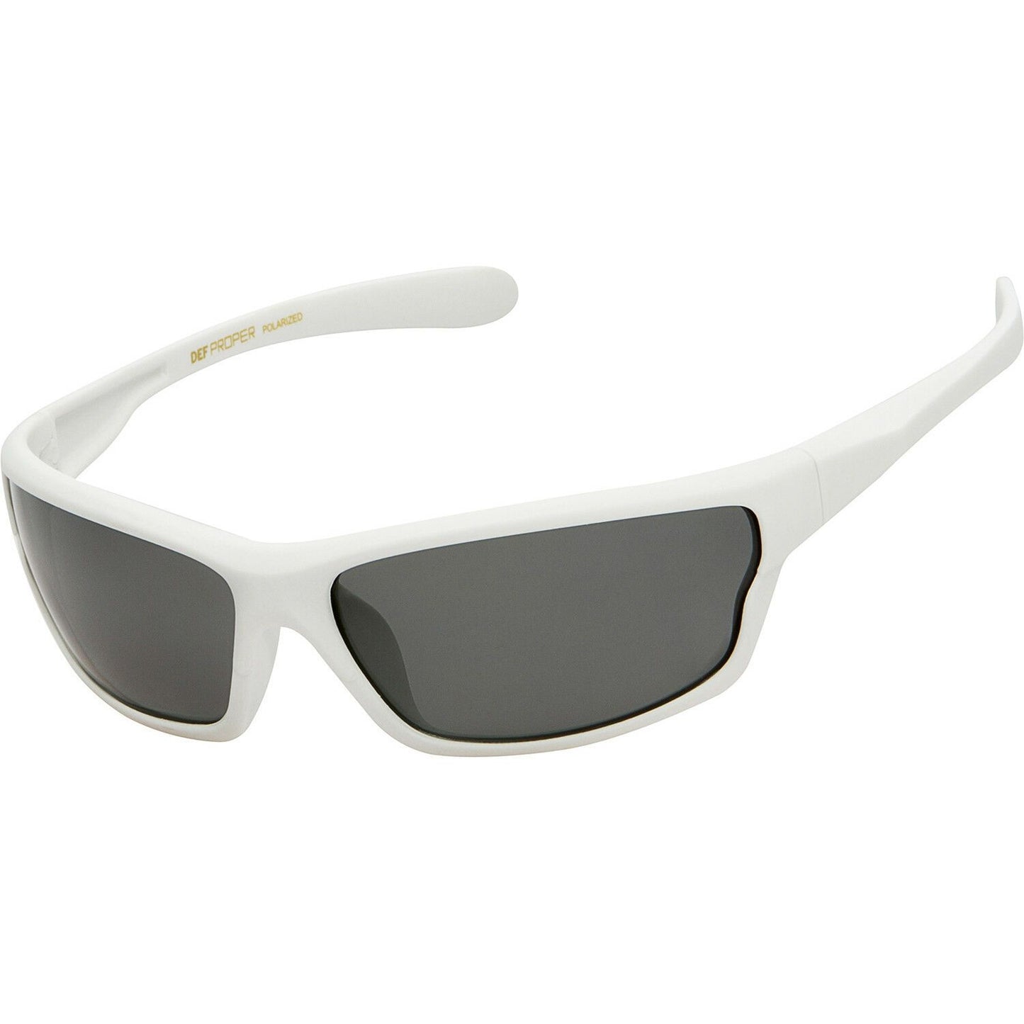 DPElite™ Men's Anti-Glare Polarized Sports Sunglasses sunglasses DPElite™ Fashions White Matte Rubberized | Smoke 