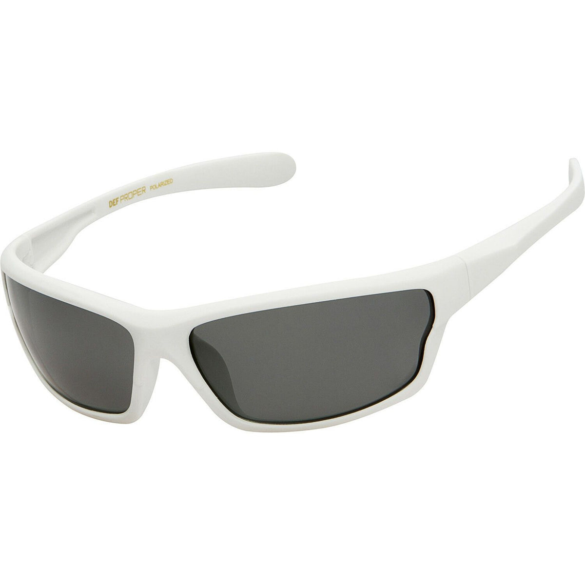 DPElite™ Men&#39;s Anti-Glare Polarized Sports Sunglasses sunglasses DPElite™ Fashions White Matte Rubberized | Smoke 