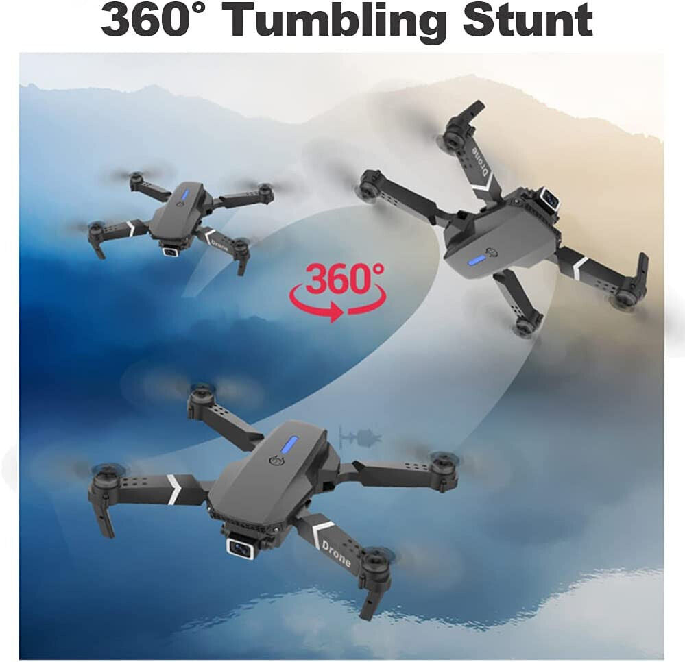 EQuad88X™ 4K Ultra-HD Dual Camera GPS Drone - Quadcopter, Wifi, Foldable RC Camera Drone EQuad88X™ 