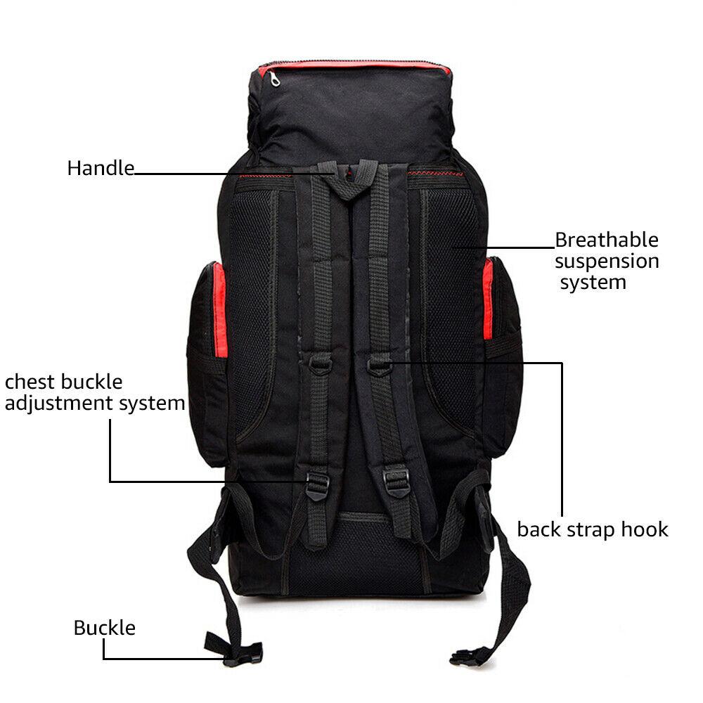 EVEPEAK™ 80L/100L Hiking Backpack | Waterproof, Ergonomic | Outdoor Camping Rucksack hiking bag EVEPEAK™ 