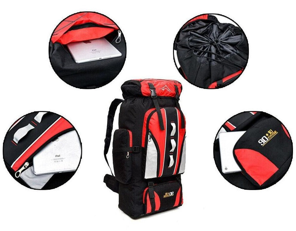 EVEPEAK™ 80L/100L Hiking Backpack | Waterproof, Ergonomic | Outdoor Camping Rucksack hiking bag EVEPEAK™ 