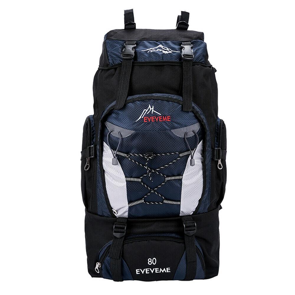 EVEPEAK™ 80L/100L Hiking Backpack | Waterproof, Ergonomic | Outdoor Camping Rucksack hiking bag EVEPEAK™ Dark Blue 80L 