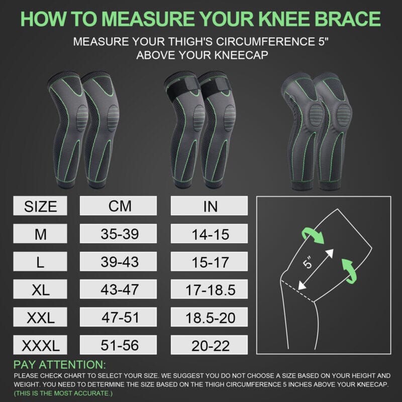 FlexVybe™ Compression Full Leg Knee Brace: Long Support Sleeve, Joint Relief knee brace FlexVybe™ 