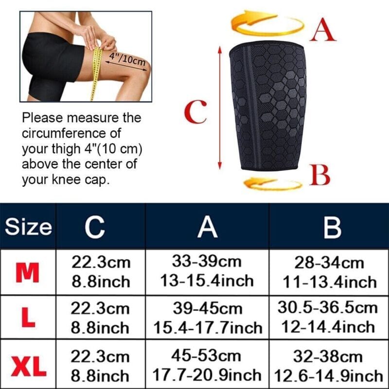 FlexVybe™ Compression Leg Brace: Thigh/Hamstring Support Sleeve, Hip/Sciatica Relief leg brace FlexVybe™ 