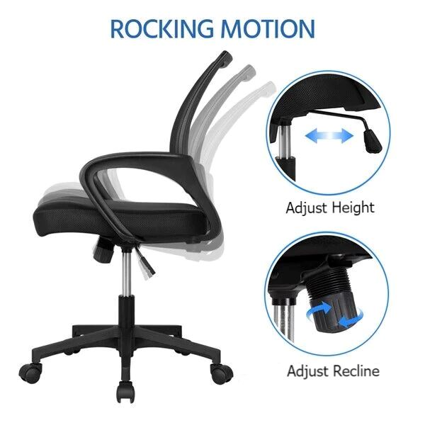 FlexVybe™ Executive Mesh Office Chair: Lumbar Support, Swivel, Adjustable Computer Chair FlexVybe™ 