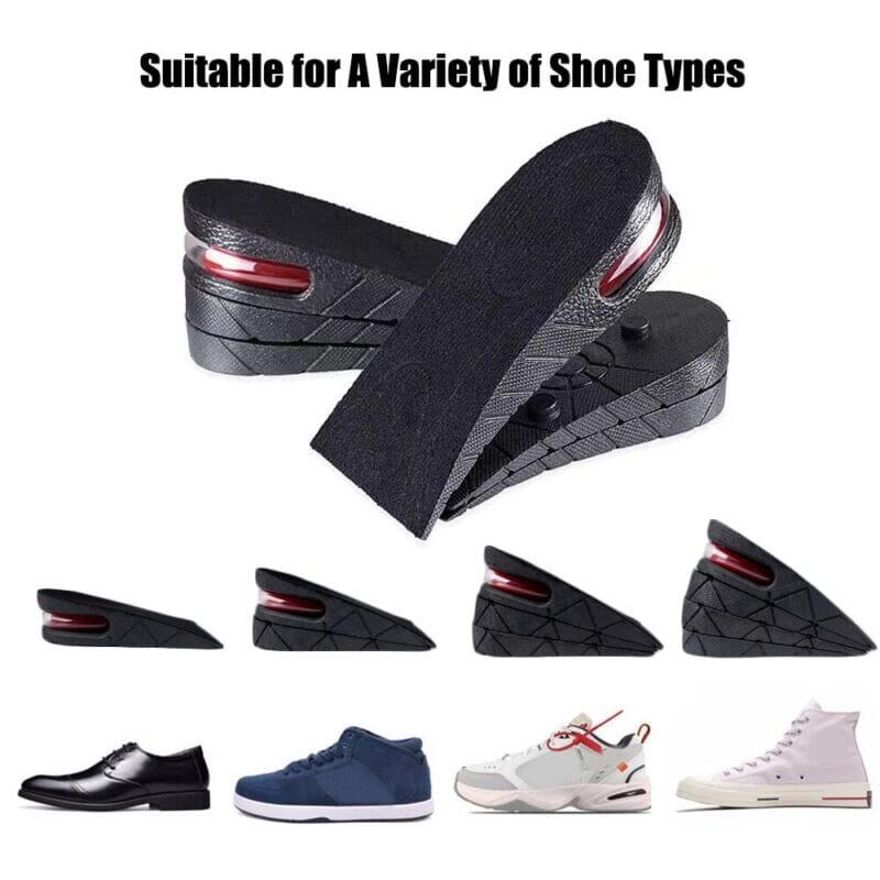 FlexVybe™ Height Increase Insoles: Be Taller, Invisible Heel Lift Shoe Inserts Orthotic Insoles FlexVybe™ 