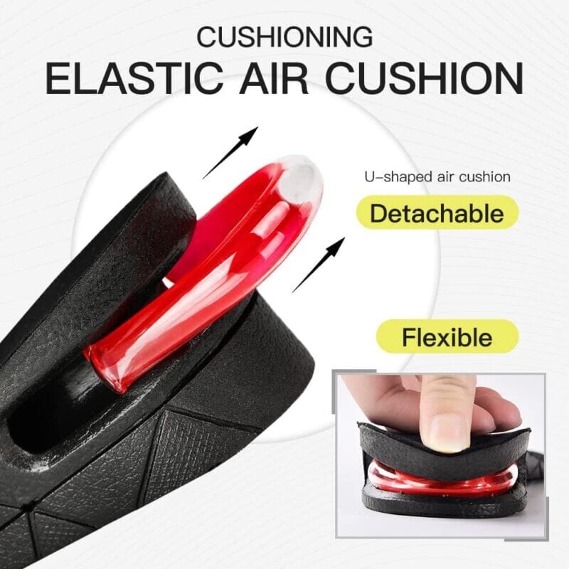 FlexVybe™ Height Increase Insoles: Be Taller, Invisible Heel Lift Shoe Inserts Orthotic Insoles FlexVybe™ 