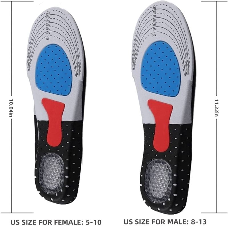 FlexVybe™ Orthotic Shoe Inserts: Sports, Arch Support, Foam Insole, Plantar Fasciitis orthotic insoles FlexVybe™ Female 1 Pair 