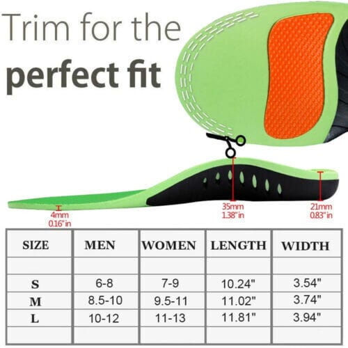 FlexVybe™ Orthotic Shoe Inserts: Sports, Arch Support Insoles, Plantar Fasciitis/Flat Feet orthotic insole FlexVybe™ 