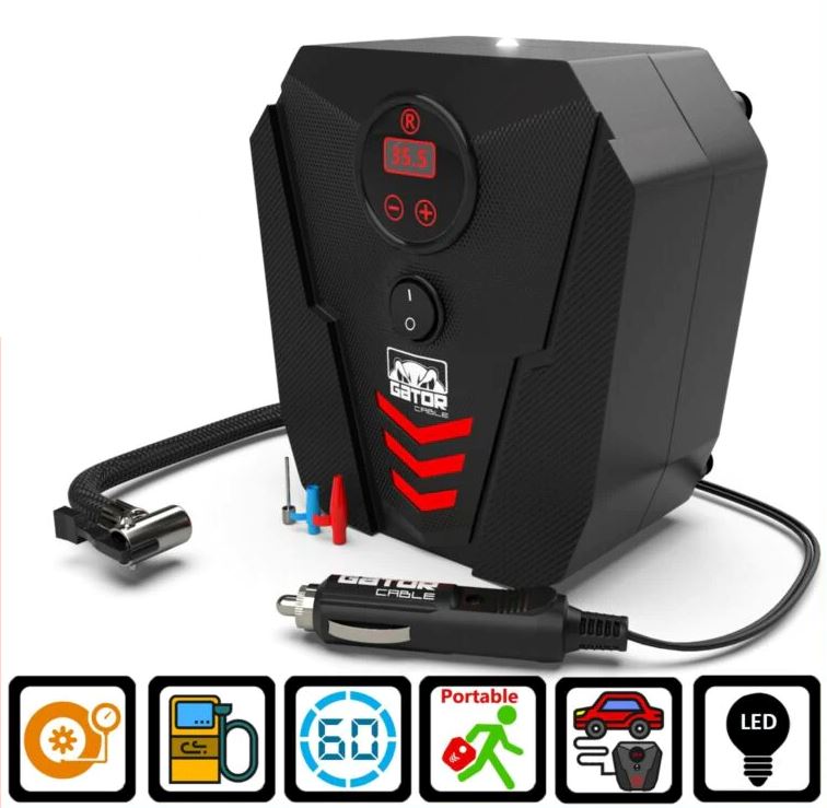 GatorXPro™ Digital Tire Inflator: 150PSI/12V, Electric Portable Air Compressor/Inflator tire inflator GatorXPro™ 