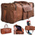 GBLeatherZ™ Men's 100% Leather 25in Vintage Overnight Duffle Weekend Travel Bag Duffle Travel Bag GBLeatherZ™ 