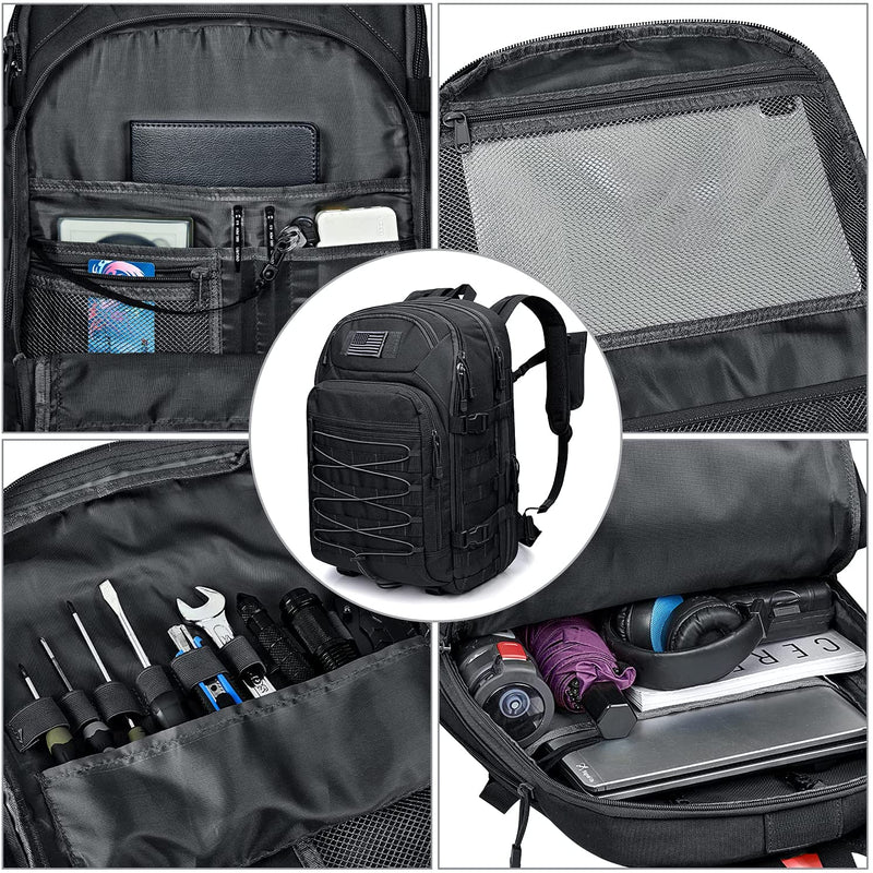 GFX4™ Expandable 45-50L Tactical Outdoor Hiking Bag | 3 Day Bug Out Army MOLLE Backpack tactical bag GFX4™ 