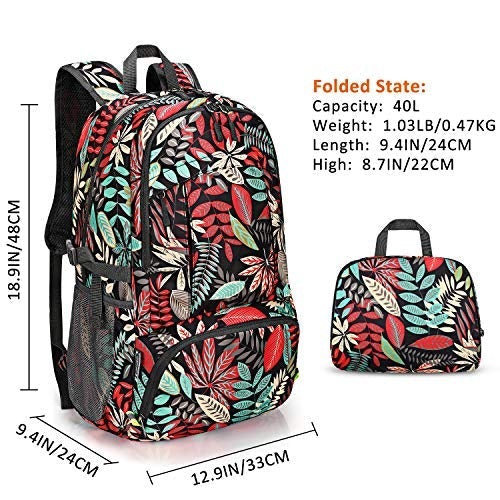 GFX4™ Packable Lightweight 40L Outdoor Hiking Backpack | Water Resistant Foldable hiking backpack GFX4™ 